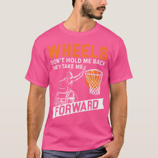 Funktionshindrades H i basketbollspelare för rulls T Shirt