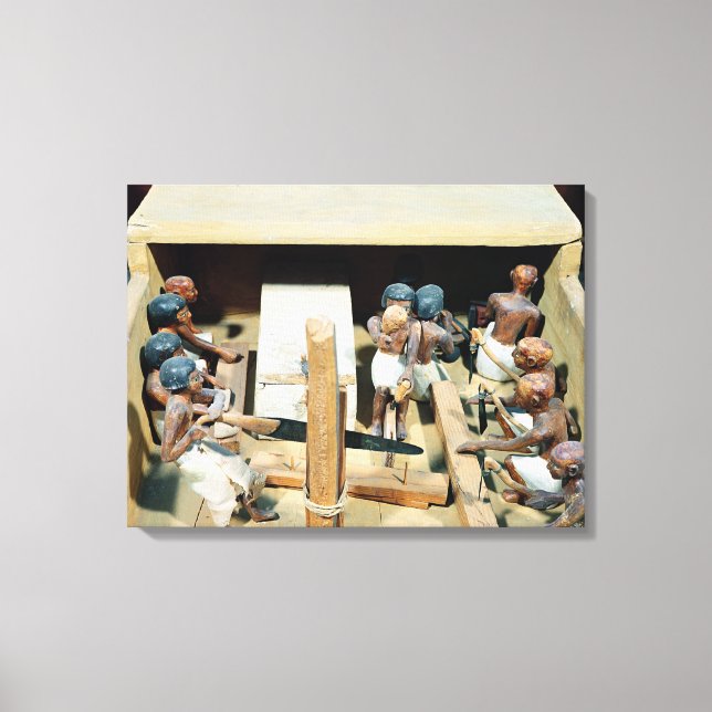 Funktionsmodell för en snickeriworkshop canvastryck (Framsida)