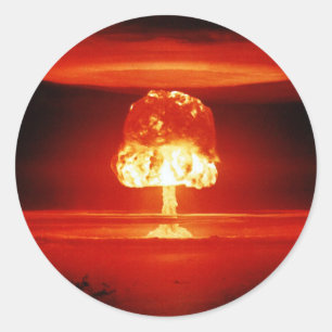 Funktionsslott 11 atom- Megaton ROMEO händelse Runt Klistermärke