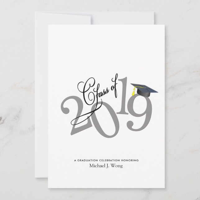 Funky 2019 Studenten Inbjudningar (Framsida)