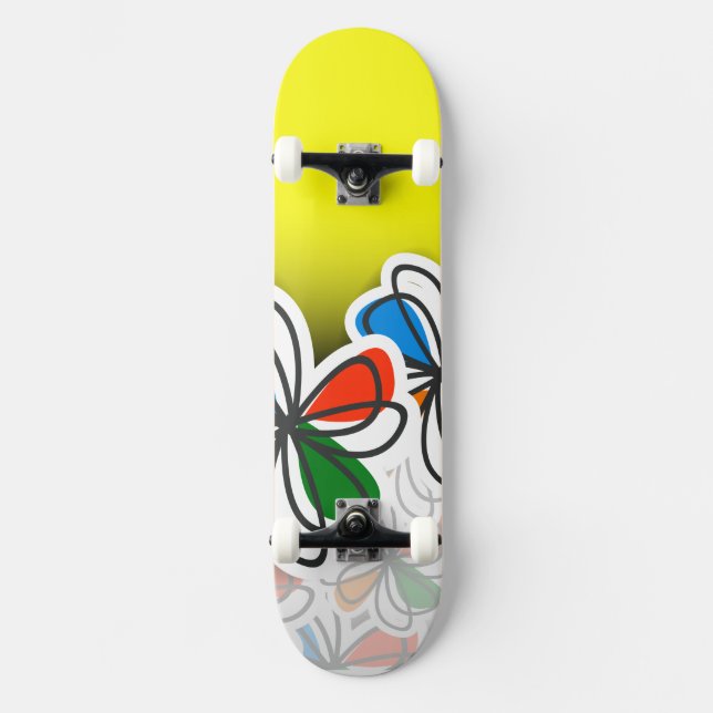 Funky 5 Skateboard (Framsida)