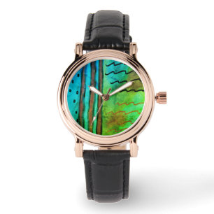 Funky Abstrakt Artwear Armbandsur