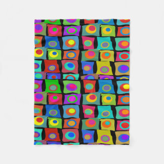 Funky Abstrakt: Fäster Blanket Blanket Fleecefilt