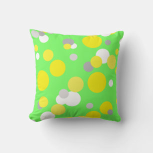 Funky Abstrakt Konst Nyanser Av Gul Kudd Cushion Kudde