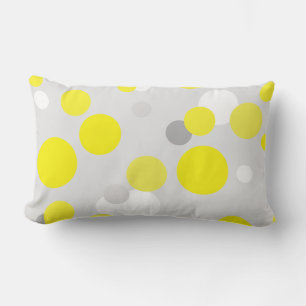 Funky Abstrakt Konst Nyanser Av Gul Kudd Cushion Lumbarkudde