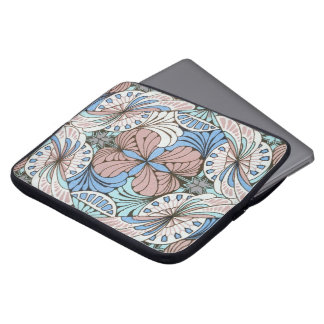 funky abstrakt virvelmönster laptop fodral