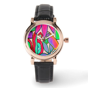 Funky Abstrakt Wearable Art Armbandsur