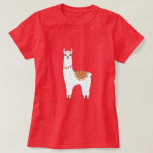 Funky Alaca llama drama, söt djur T Shirt