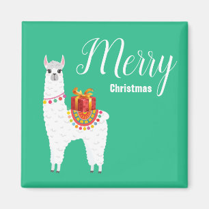 Funky Alpaca-julsöt lampa Magnet