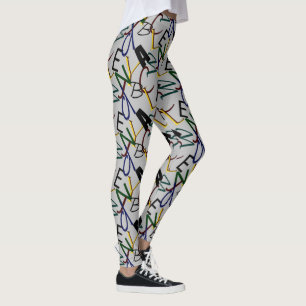 Funky Alphabet Brev Leggings