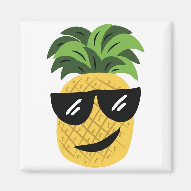 Funky Ananas Magnet (Framsidan)