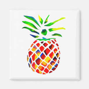 Funky Ananaskonst Magnet