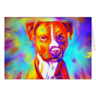 Funky Angel - Pitbull Hälsningskort
