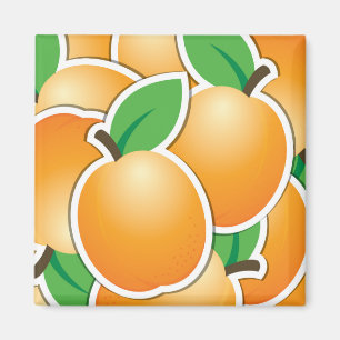 Funky aprikos magnet
