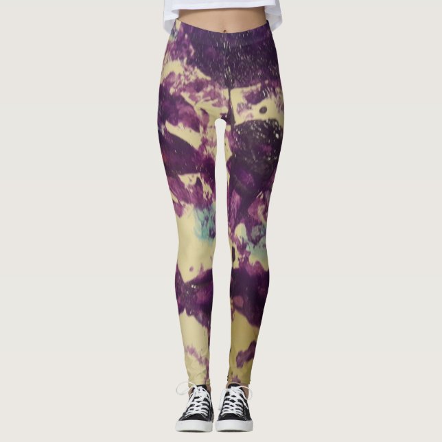 Funky Artsy Grunge Leggings (Framsida)