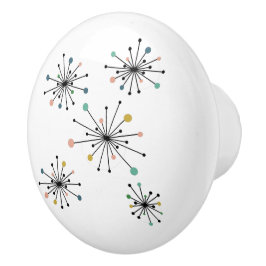 Funky Atomic Starburst Mid-sekel Modern Knopp