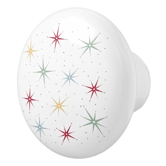 Funky Atomic Starbursts 1950-talets mittårhundrade Knopp (Höger)