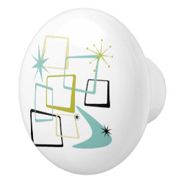 Funky Atomic Stars Boomerang Squares Mid Century Knopp