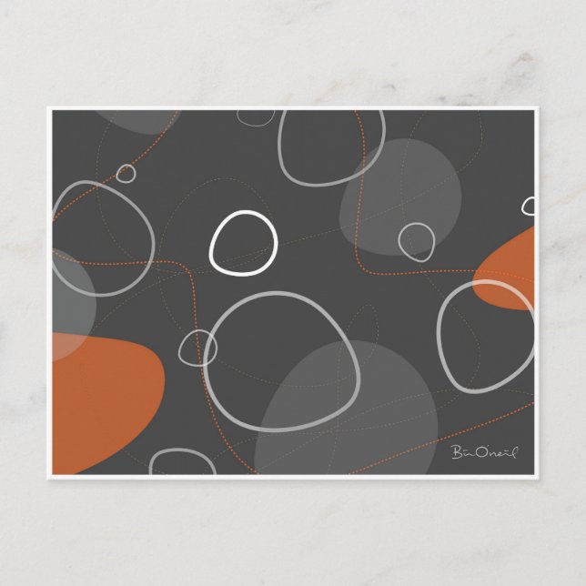 Funky Atomvykort Vykort (Framsida)