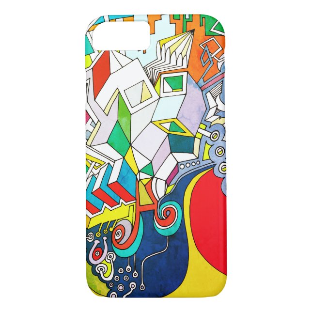 Funky av coola Case-Mate iPhone skal (Baksida)