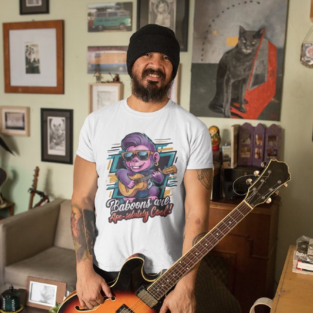 Funky Baboon Rockstar Tee (Skapare uppladdad)