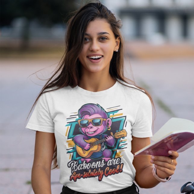 Funky Baboon Rockstar Tee (Skapare uppladdad)