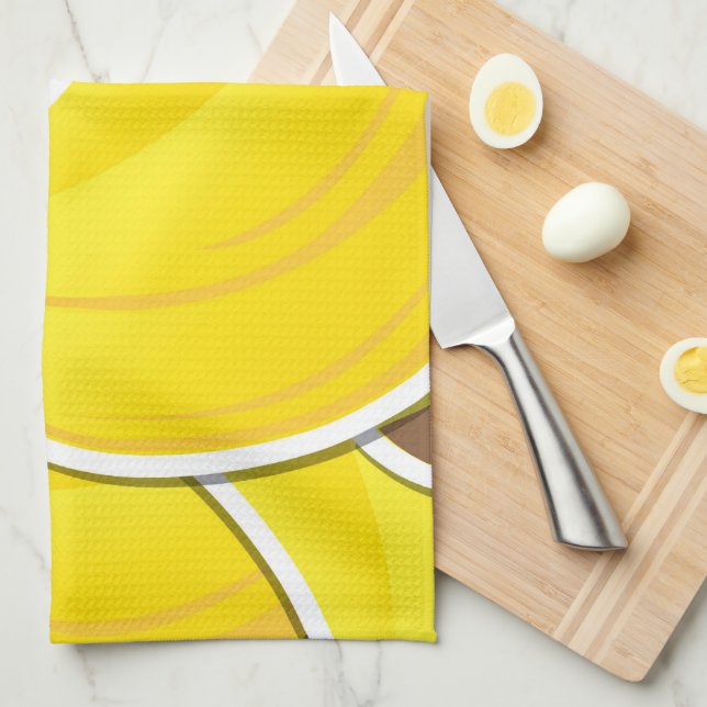 Funky bananer kökshandduk (Vikt i Fjärdedel)