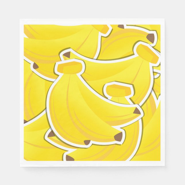 Funky bananer pappersservett (Framsidan)