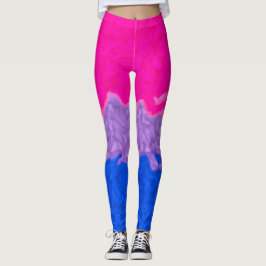 Funky Bi Pride Flagga Leggings