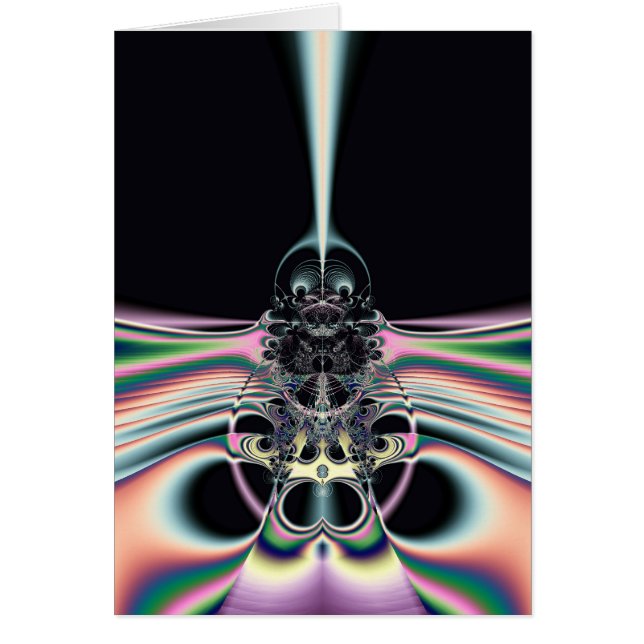 Funky Bird Hälsningskort (Framsidan)