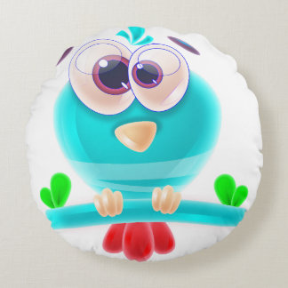 Funky Birdie Rund Kudd Kudde