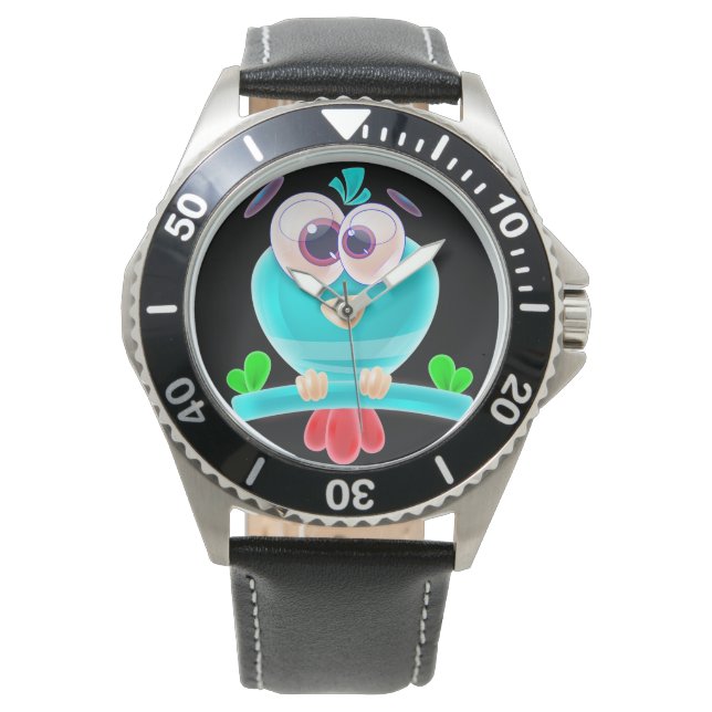 Funky Birdie Tidklocka Armbandsur (Framsida)