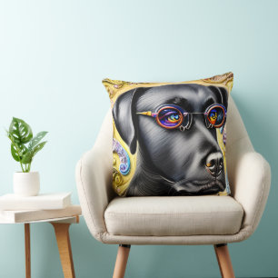 Funky Black Labour Kudde