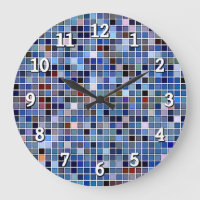 Funky Blue 'Bathroom Tiles' Mönster