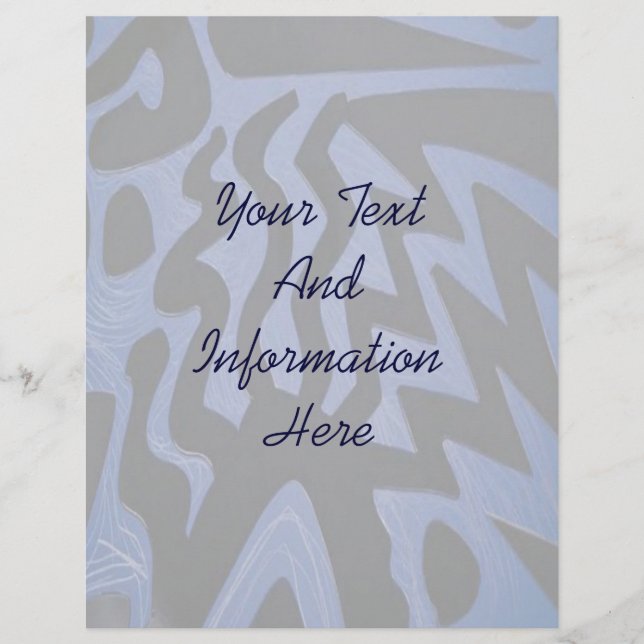 Funky Blue Flyer (Framsidan)