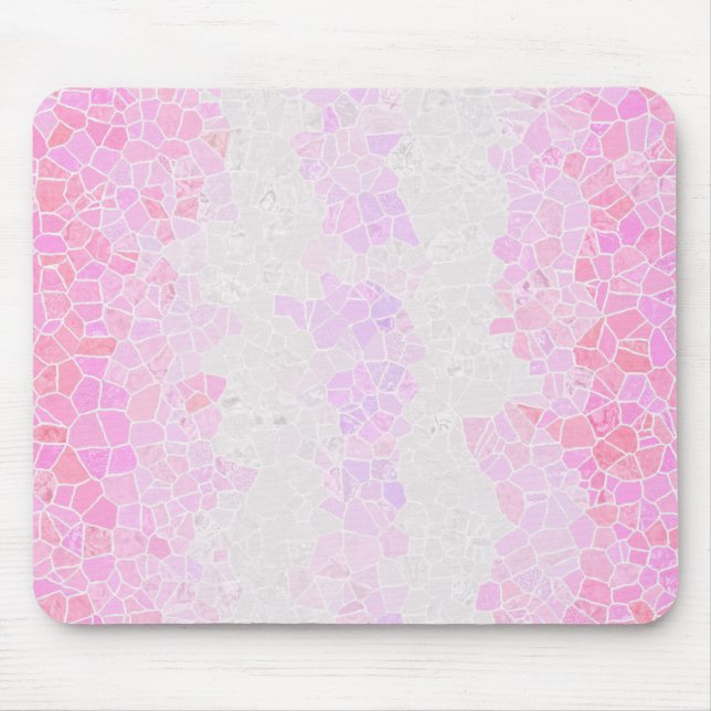 Funky Boho Abstrakt Mosaik Pomosexuell Pride Flagg Musmatta (Framsidan)