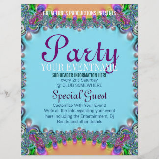 Funky Boho Circus-Roligt Redo av  Made Flyers