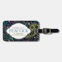 Funky Boho Hippie Peacock Paisley Personlig