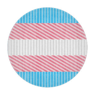 Funky Boho Rand Abstrakt Transgender Pride Flagga