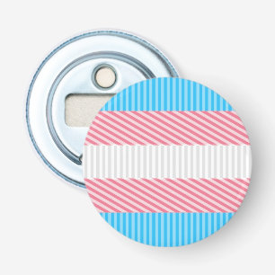 Funky Boho Rand Abstrakt Transgender Pride Flagga Flasköppnare