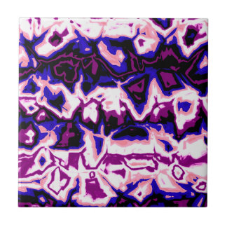 Funky Boho Retro Mar Rand Genderfluid Pride Kakelplatta