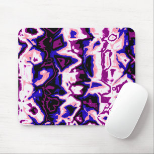 Funky Boho Retro Marmor Oranga Könsfluid Stolthet Musmatta