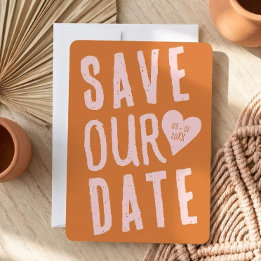 Funky Bold Font Inbjudningar