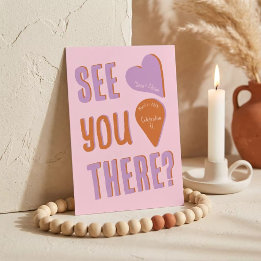 Funky Bold Font Inbjudningar