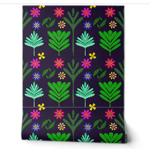Funky Botanicals wallpaper Phunktanicals by Mimma