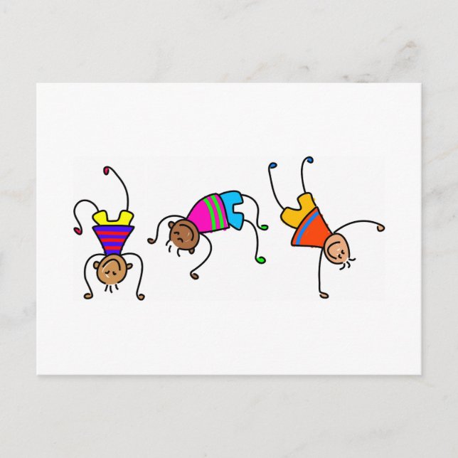 Funky Boys Vykort (Framsida)