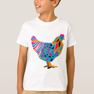 Funky Bright Chicken T Shirt
