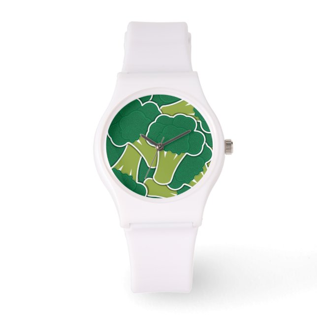 Funky broccoli armbandsur (Framsida)