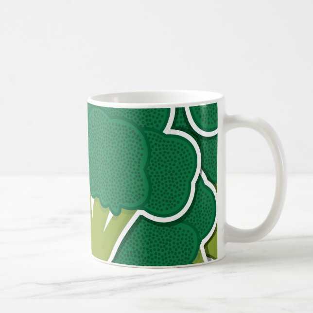 Funky broccoli kaffemugg (Höger)