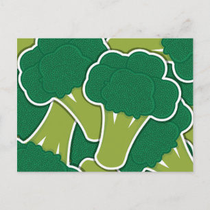 Funky broccoli vykort